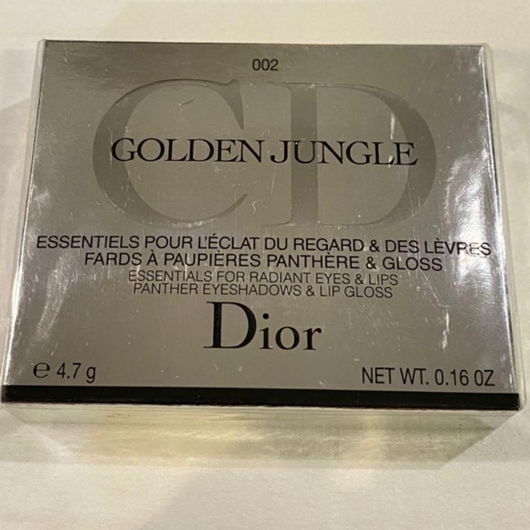 Dior Golden Jungle Eyeshadows & Gloss Panther Palette #002 'Golden Browns' (NIB) - Picture 8 of 9